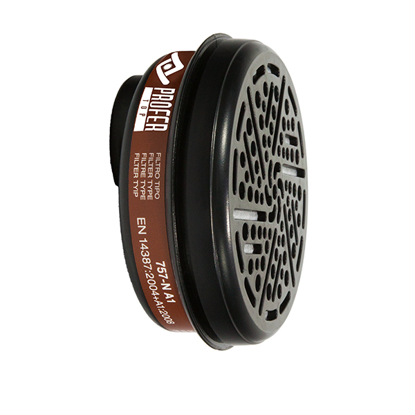 RECAMBIO FILTRO MASCARA A1 PAR PT1975 PROFER TOP 100X40X120