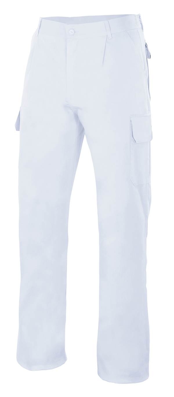 PANTALON SARGA MULTIB P345 BLANCO VELILLA 48
