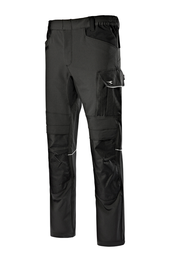 PANTALON MULTIB ELAST GRIS ACERO CARBON PERFORM. DIADORA XXL