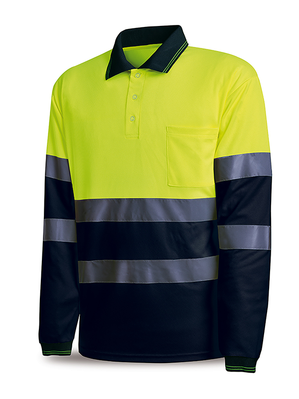 POLO AV M/LARGA AMARILLO/AZUL 1288PAVXLRYFA MARCA M