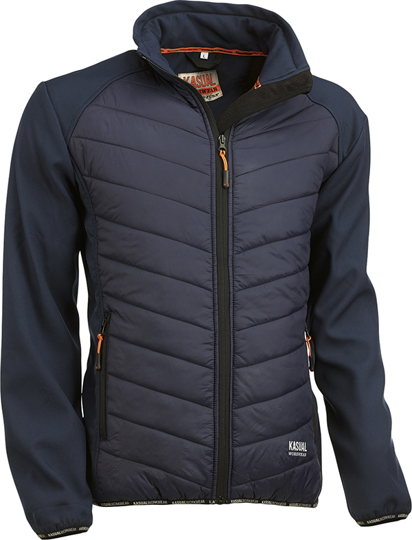 CHAQUETA CORTAVIENTO ACOLCHAD 2894 AZUL JUBA KASUAL M