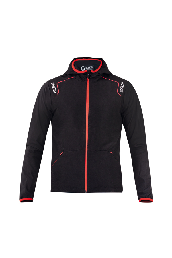 CHAQUETA CORTAVIENTO WILSON NEGRA-NRNJA SPARCO XXL
