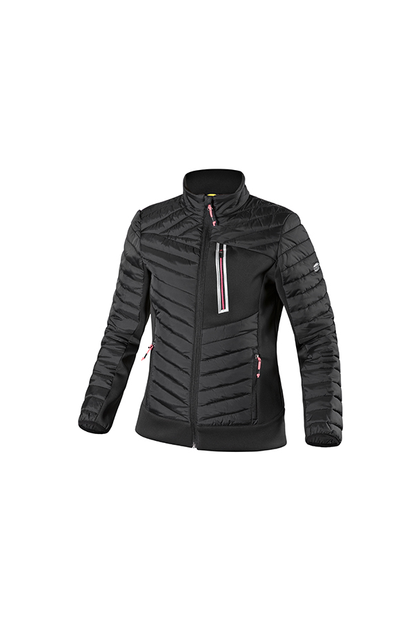 CHAQUETA MUJER SOFTSHELL NEGRA ATHENEA GEOX DIADORA M