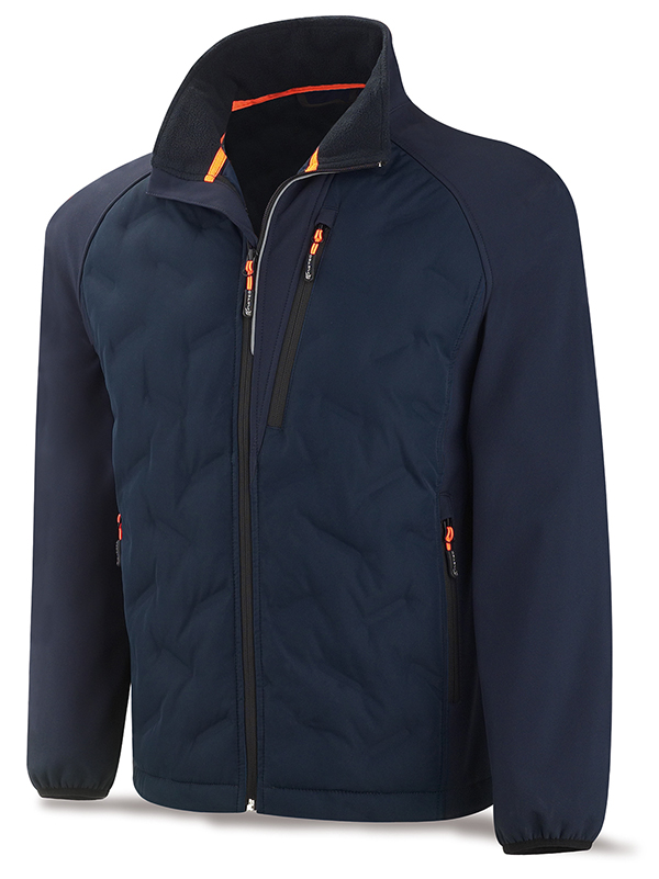 CAZADORA SOFTSHELL AZUL MARINO NEW OPALO MARCA XL