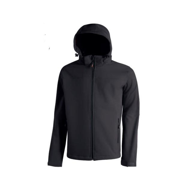 CHAQUETA SOFTSHELL NEGRA KYRA CY289BC U-POWER S