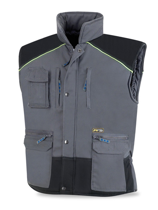 CHALECO MULTIB SPORT GRIS/NGR 288VGN MARCA XXL