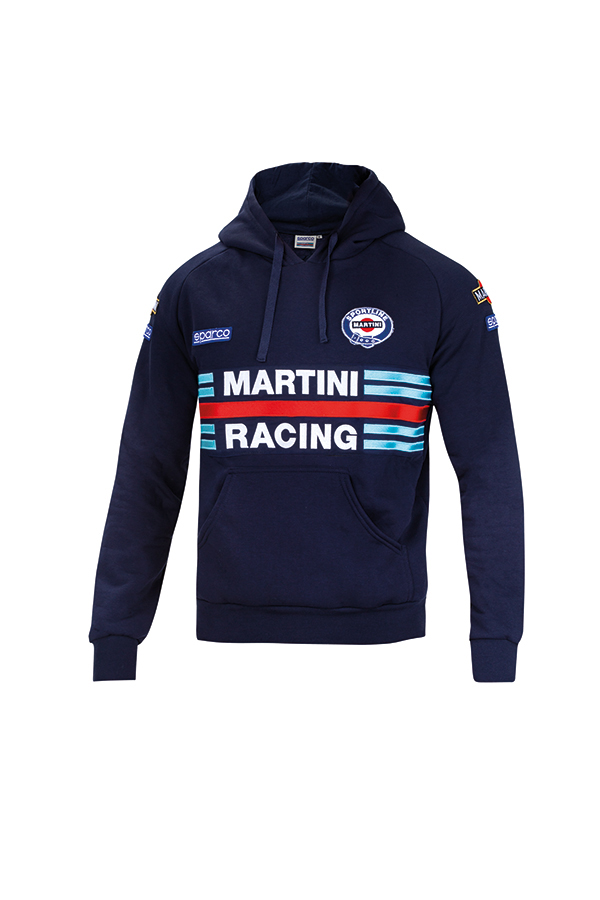 SUDADERA CAPUCHA AZUL MARTINI 01279MRBMXXL SPARCO XXL