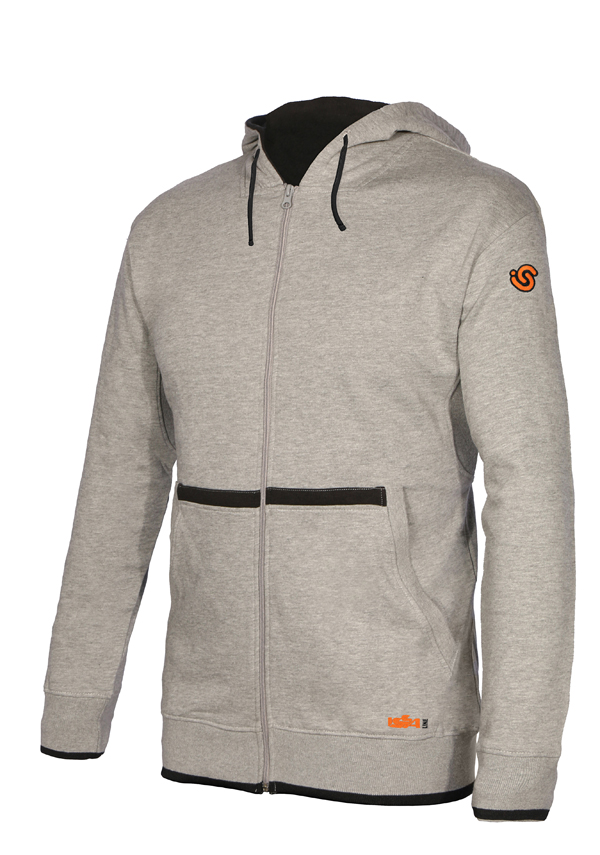 SUDADERA GRIS CAPUCHA 4845 PASUBIO XXL