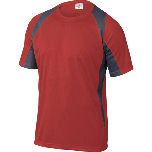 CAMISETA TRANSPIRABLE M/CORTA ROJO/GRIS BALI XL