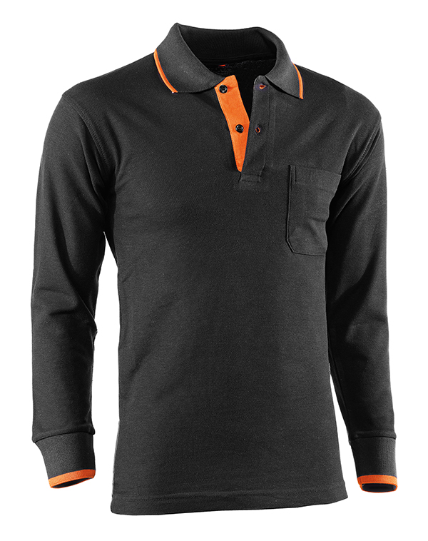 POLO M/LARGA ALGODON NGR/NJA 618 JUBA XXL