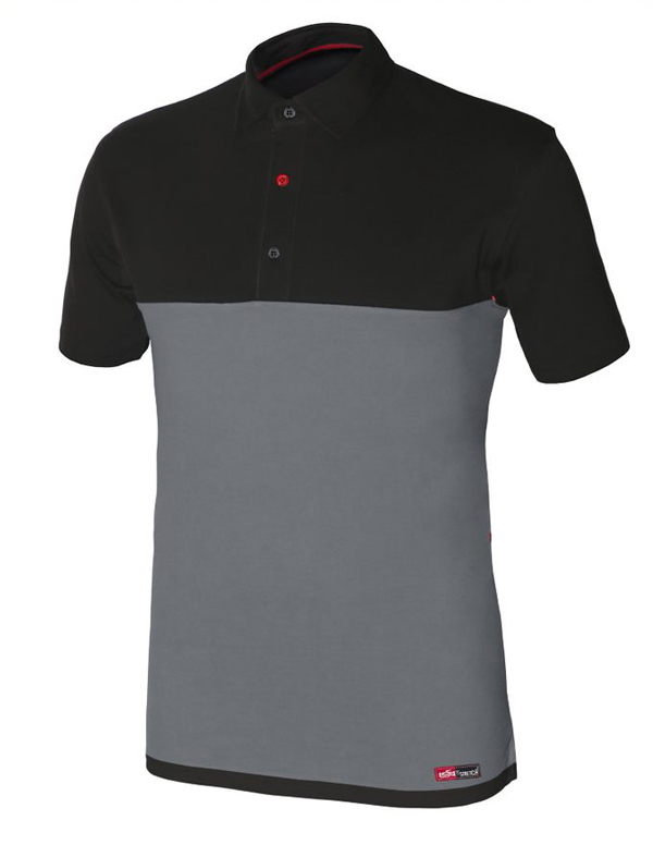 POLO M/CORTA STRETCH GRIS 8774 STARTER S