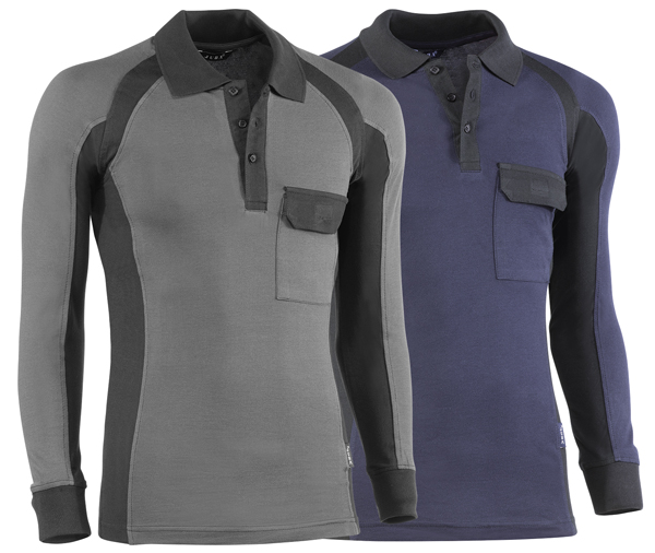 POLO PIQUE M/LARGA FLEX 671 GRIS JUBA L