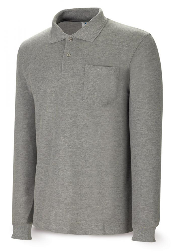 POLO M/LARGA ALGODON GRIS 1288 POLGML MARCA M