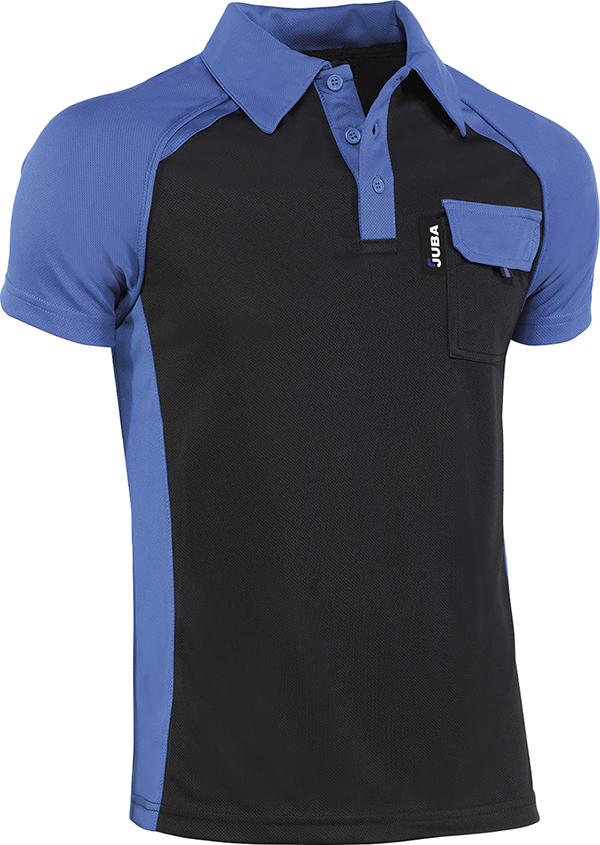 POLO M/CORTA C/BOLSILLO NGR/AZUL 994 JUBA L