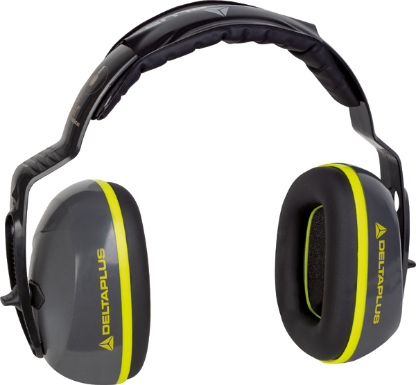 CASCO OREJERA GRIS/AMARILLO INTERLIGHT DELTA PLUS 26 DB