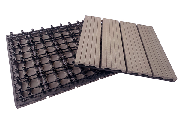 LOSETA COMPOSITE MARRON 9 UDS PG0676 PROFER GREEN 30X30 CM