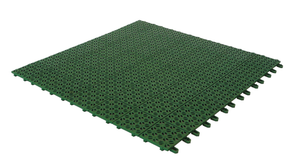 LOSETA MODULAR SUELO VERDE PACK 9 UDS MULTIPLATE GREEN PONTAROLO 56X56X1