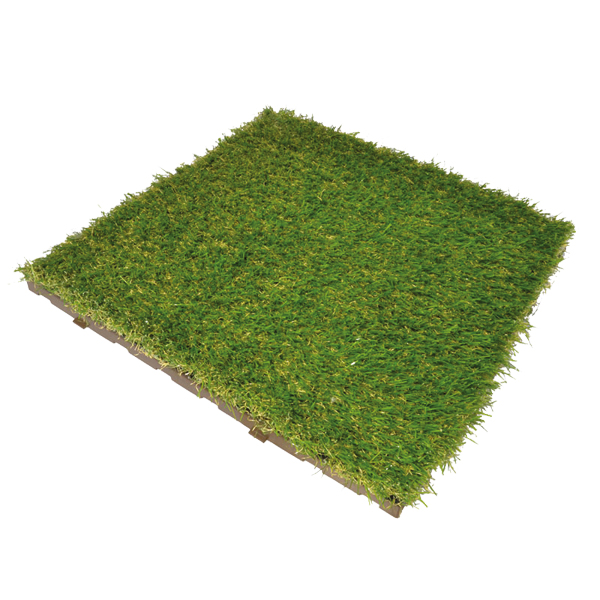 LOSETA CESPED ARTIFICIAL GREEN PLATE PONTAROLO 40X40X4.5