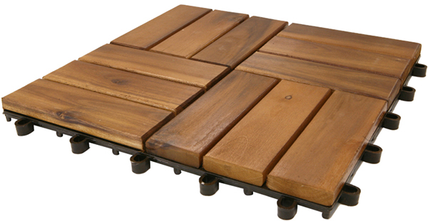 LOSETA MADERA ACACIA PACK 11 UDS QUAD. ACACIA DECK PONTAROLO 30X30X2.5