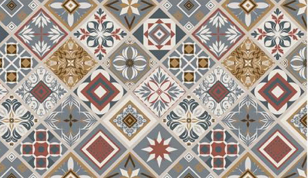 ALFOMBRA PASILLERA VINILICA NEO YUSTE (METRO) 56749 DINTEX 53 CM