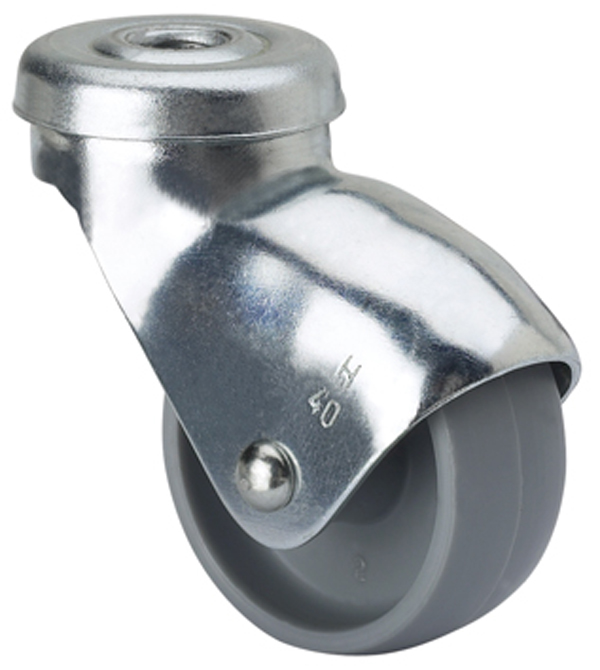 RUEDA PLASTICO GRIS (B) H(1-0237) ALEX 25 MM