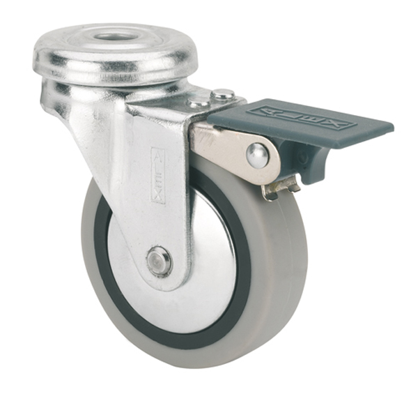 RUEDA GOMA GRIS (D) B(1-0550) ALEX 40 MM