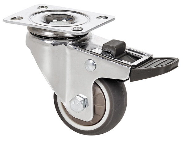 RUEDA GIR. FRENO GOMA 1-0783 ALEX 50 MM