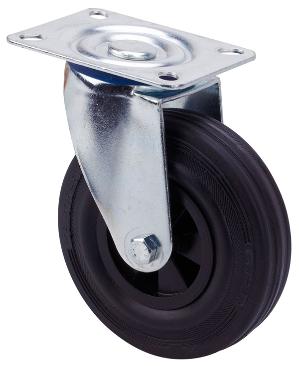 RUEDA GIR. TWIN LEX POLIAMIX-GOMA TW0254 ALEX 100 MM