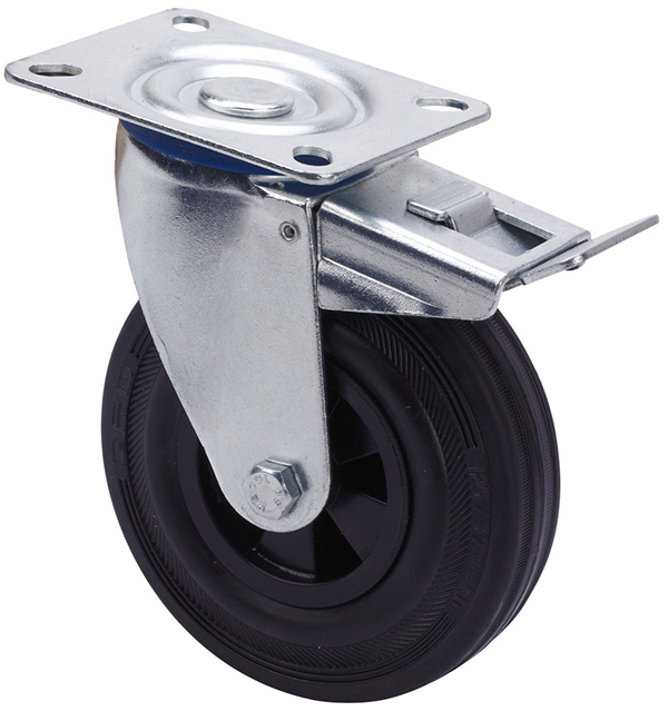 RUEDA GIR. TWIN LEX POLIAMIX-GOMA TW0264 ALEX 100 MM