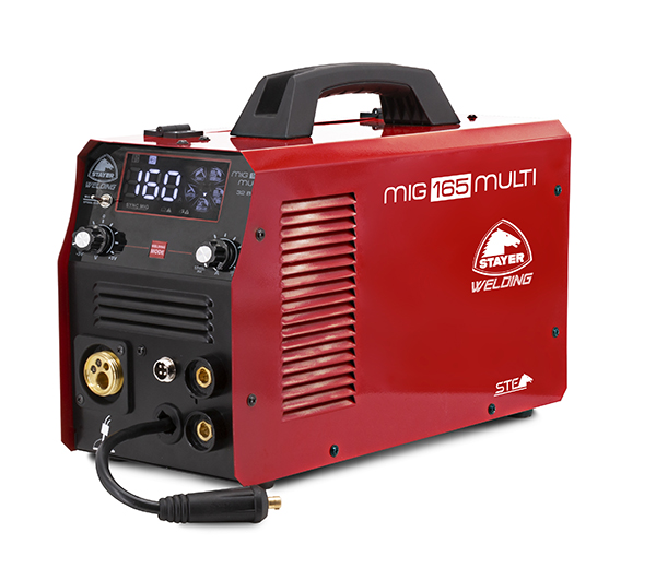 GRUPO SOLDAR INVERTER MIG +B HILO 5KG 165 MULTI+B STAYER 160A/30%
