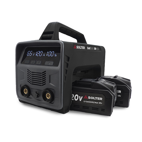 GRUPO SOLDAR INVERTER A BATERIA +ACCS SOLBAT SB-120 SOLTER 200A/65%