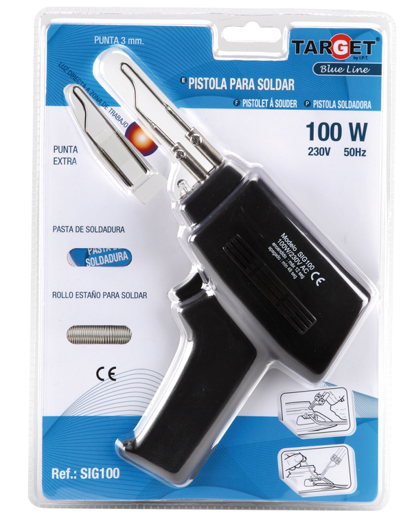 SOLDADOR PISTOLA PUNTA INTERC SIG100 TARGET 100 W