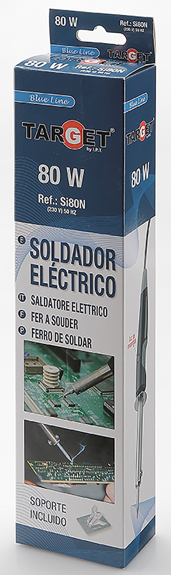SOLDADOR UNIVERSAL P.RECTA 7MM SI80N TARGET 80 W