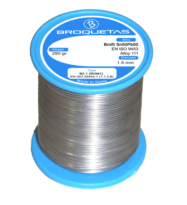 ESTAÑO ELECT 60% SN-60PB 1,5MM B21PW15011501A104 BROFIL 100 G