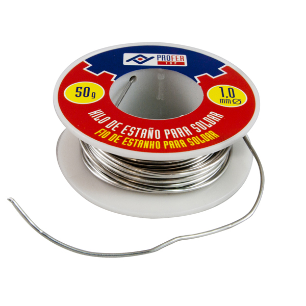 ESTAÑO HILO SOLDAR BLISTER PT1269 PROFER TOP 50 G