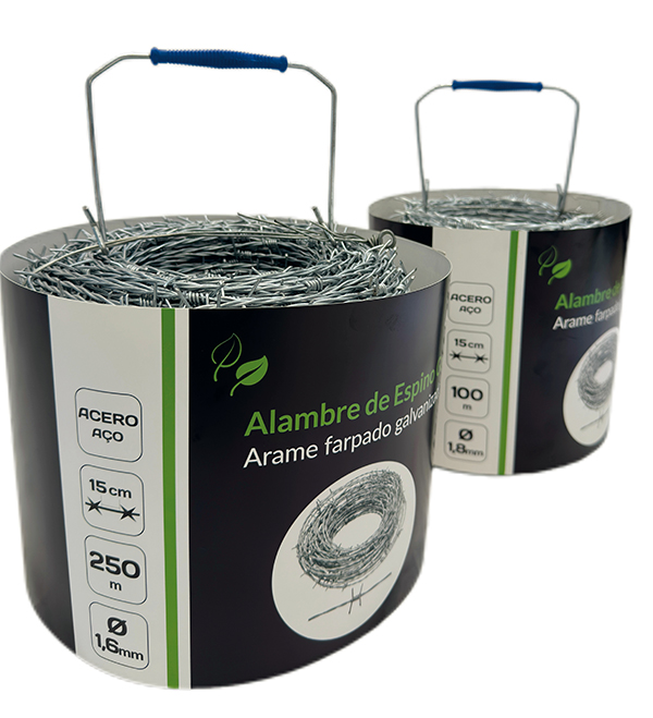 ALAMBRE ESPINO 15 CM R/250 PG0904 PROFER TOP 1.6