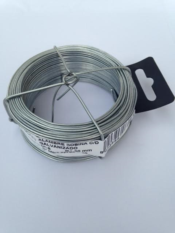 ALAMBRE GALVANIZADO N.8/ 50M 39011 SIESA 1,30 MM
