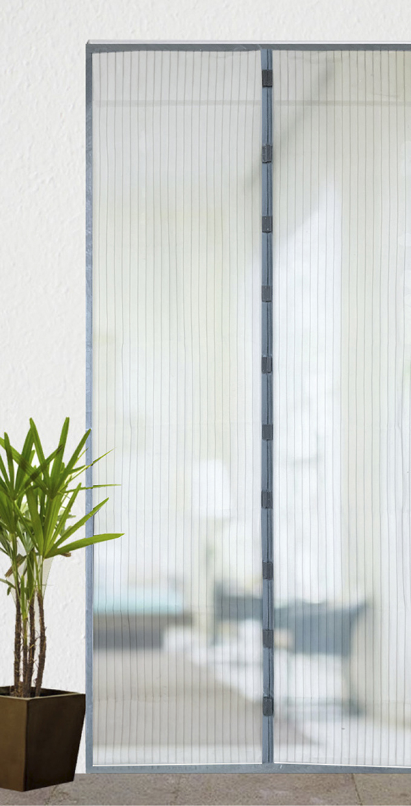 MOSQUITERA CON VELCRO/IMAN GRIS 6,0231E+11 EPID 120X230 CM