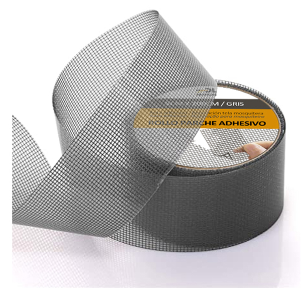 PARCHE MOSQUITERA GRIS 5 CM ROLLO 902738 EPID 2 M