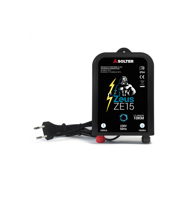 PASTOR ELECTRICO ZE15 230V 10037 SOLTER ZEUS 1,2-0,6J
