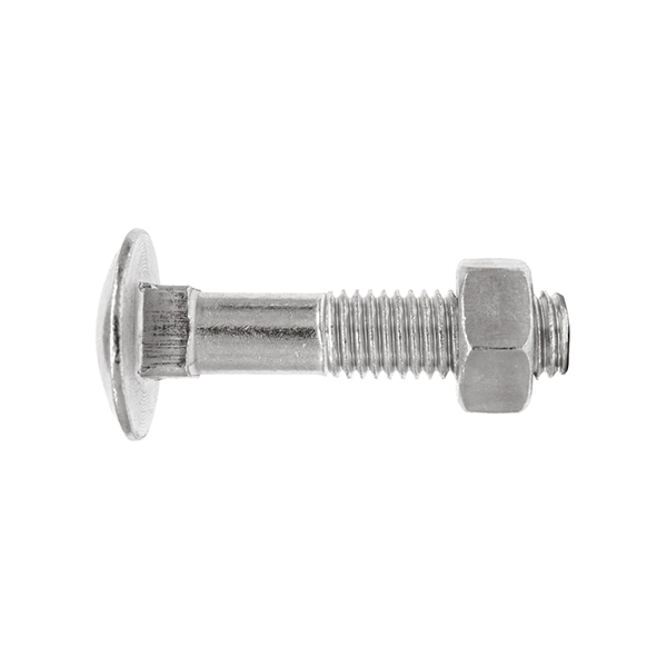 TORNILLO DIN603+TUERCA 934 ZN C/100 INDEX M8X100