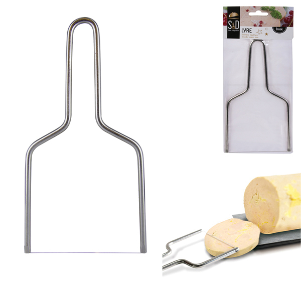 HILO CORTADOR INOX QUESO-FOIE KU6131 CMP 9,8X18,5CM