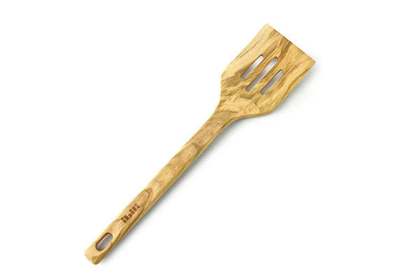 ESPATULA RANURAS MADERA OLIVO 689900 IBILI 30 CM