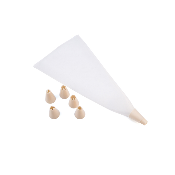 MANGA PASTELERA SILICONA 6 BOQ 2510-S IRIS -