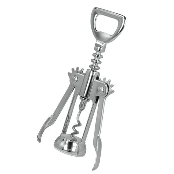 SACACORCHOS CROMADO 2 MANOS 250500 METALTEX -