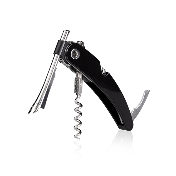 SACACORCHOS SINGLE PULL NEGRO 68854606 VACUVIN -