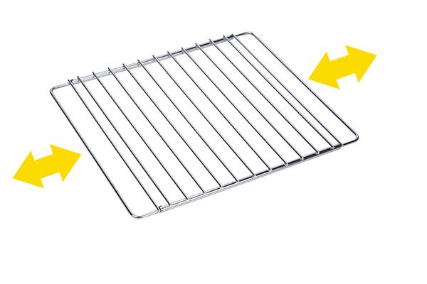 REJILLA HORNO CROMADA EXTENSIB 2545 SAUVIC 35 A 55 CM