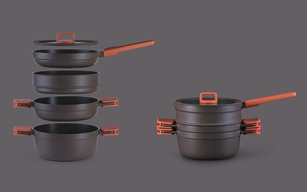 SET COCINA COMPAC 5 PZAS A360024 BRA 24 CM