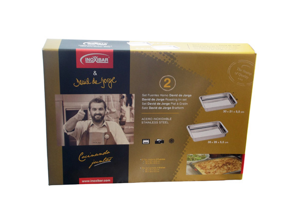 RUSTIDERA INOX SET-2 ESTUCHE 90168 INOXIBAR 30-35 CM