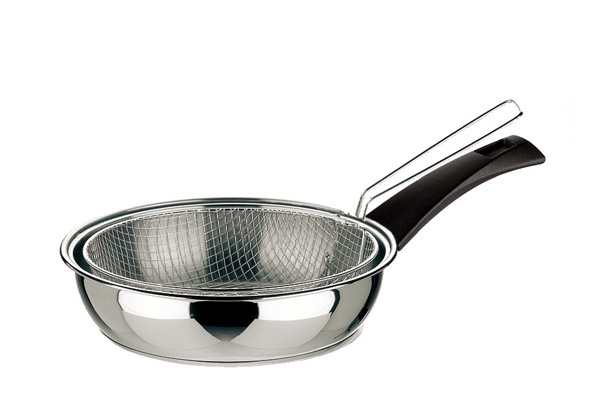 SARTEN INOX C/CESTILLO 51291 INOXIBAR 24 CM